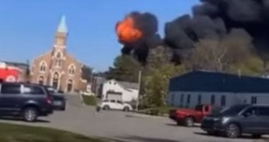 انفجار هائل فى محطة وقود بولاية كنتاكى الأمريكية.. فيديو