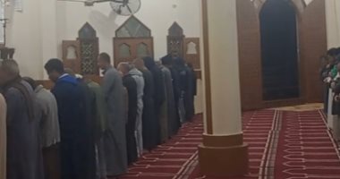 صلاة فجر ليلة الجمعة الثالثة فى رمضان بمسجد نادى القنطرة بكفر الشيخ
