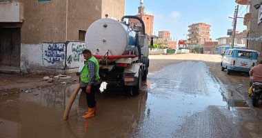 مياه المنوفية: شفط تجمعات مياه الأمطار بمختلف أنحاء المحافظة