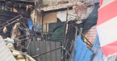 انهيار شرفة عقار بسوق شرق محافظة الإسكندرية دون إصابات