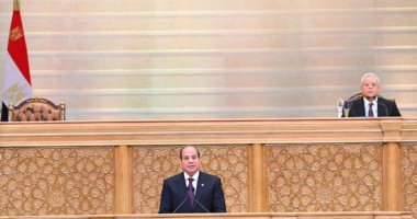 الرئيس السيسي للمصريين: أجدد العهد على استكمال مسيرة الوطن 
