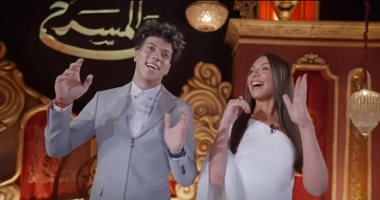 إمام عاشور ومنى عبد الوهاب يرقصان على أغنية "سطلانه" في كواليس ع المسرح