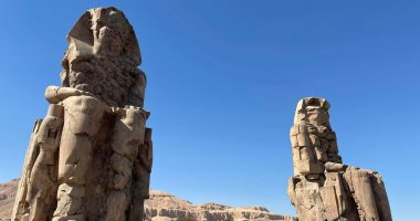 "تمثالا ممنون".. آخر القطع النادرة لمعبد الملك أمنحتب الثالث