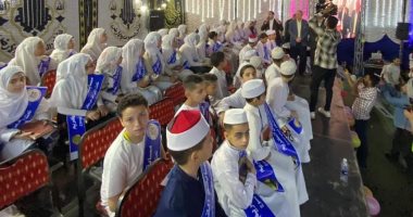 تكريم 550 من حفظة القرآن الكريم بقرية ابسوج فى بنى سويف