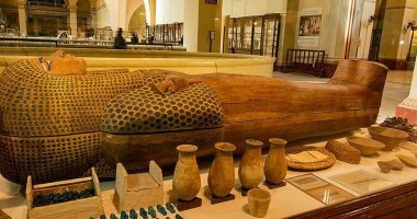 مقتنيات المتحف المصري.. تابوت الملكة أحمس ميريت آمون