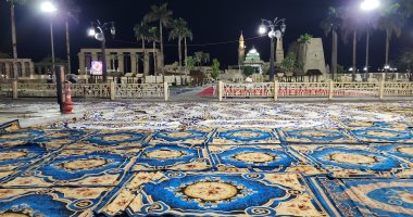 ساحة سيدى أبو الحجاج الأقصرى تتزين لصلاة عيد الفطر المبارك.. فيديو