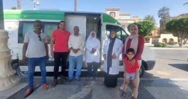 صحة الأقصر تنظم قافلة طبية مجانية على كورنيش النيل لخدمة المواطنين.. صور
