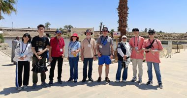 وزارة السياحة تنظم زيارة لمعبد الكرنك بالأقصر للمشاركين فى المسابقة الدولية للبرمجة