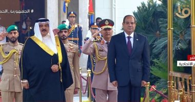 الرئيس السيسي وعاهل البحرين