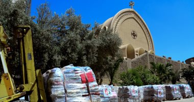 أسقفية الخدمات بالكنيسة تشارك في قافلة مبادرة "مسافة السكة لاهالينا في غزة"