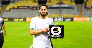 اختيار محمد الشامى كأفضل لاعب فى مباراة المصري وفاركو