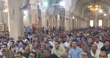 شعائر صلاة الجمعة من مسجد العارف بالله الدسوقى.. فيديو 