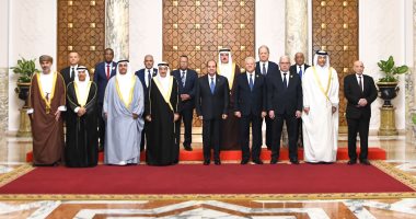 الرئيس السيسى يستقبل رؤساء المجالس والبرلمانات العربية - اليوم السابع