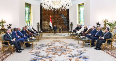 الرئيس السيسى يؤكد دعم مصر الكامل لتعزيز العمل البرلمانى العربى المشترك