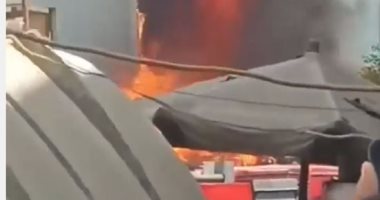 تفاصيل اندلاع حريق بمبنى سجل مدنى شبرا الخيمة.. فيديو 
