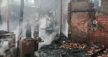 أمن الجيزة يعاين مخبزا اشتعل به حريق فى مدينة 6 أكتوبر