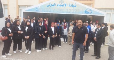 طلاب جامعة الزقازيق يزورون مشروع بركة غليون للاستزراع السمكى بكفر الشيخ