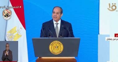 الرئيس السيسى: تحية إجلال وتقدير لكل يد مصرية تزرع الأمل وتصنع حياة كريمة