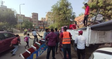 رفع 650 حالة إشغال خلال حملة مكبرة بمدينة أبو النمرس