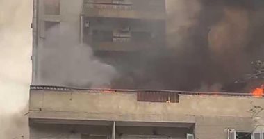 إخماد حريق داخل شقة سكنية فى المهندسين دون إصابات