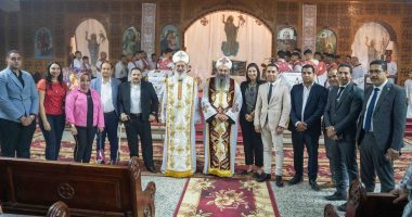 وفود "مصر أكتوبر" تزور كنائس الإسكندرية لتقديم التهانى بعيد القيامة المجيد