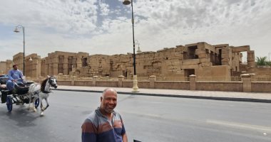 مشهد بديع أمام معبد الأقصر وكورنيش النيل.. فيديو وصور