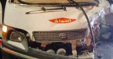 مصرع شخص وإصابة 5 آخرين إثر حادث تصادم بقرية العطوانى في أسوان.. صور