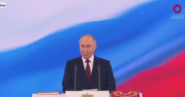 القاهرة الإخبارية تبث مراسم تنصيب بوتين لفترة رئاسية جديدة