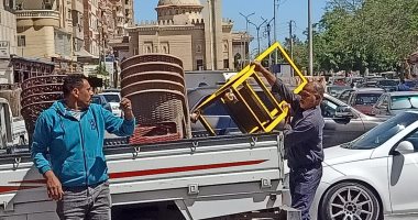 إزالة 385 حالة إشغال طريق مخالف بمراكز محافظة البحيرة