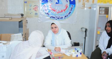 إجراء الكشف الطبى على 994 حالة بقافلة حياة كريمة لجامعة كفر الشيخ