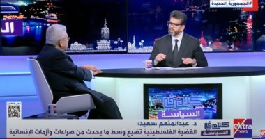 عبدالمنعم سعيد: أتوقع دخول حزب الله ساحة الحرب فى الأيام القادمة