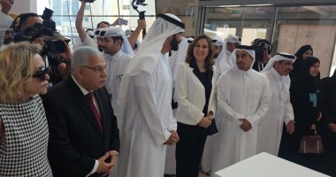افتتاح معرض الدوحة للكتاب بحضور وزيرة الثقافة.. صور