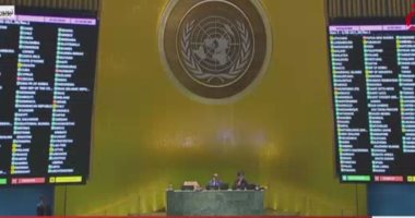 الجمعية العامة للأمم المتحدة تتبنى قرارا بأحقية دولة فلسطين بالعضوية الكاملة