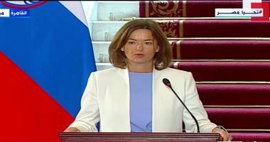 وزيرة خارجية سلوفينيا: مصر تقوم بدور استثنائى لدعم قطاع غزة