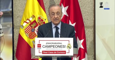 رئيس ريال مدريد: سنحقق دوري الأبطال وأنشيلوتي من أعظم المدربين فى تاريخنا