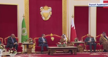 الرئيس السيسى وملك البحرين 