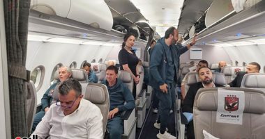 بعثة الأهلي تغادر إلى تونس على متن رحلة خاصة لمصر للطيران لمواجهة الترجى