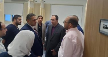 وكيل صحة كفر الشيخ يطمئن على الفلسطينيين بمستشفى حميات دسوق