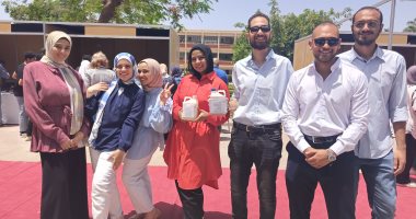 طلاب زراعة جامعة عين شمس يشاركون بأفكارهم الابتكارية في ملتقى التوظيف السنوي