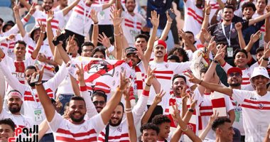 شاهد جماهير الزمالك تملأ استاد القاهرة قبل ساعتين من نهائي الكونفدرالية