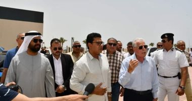 محافظ جنوب سيناء يتفقد المعسكر الشبابي برأس سدر استعدادا لافتتاحه 30 يونيو