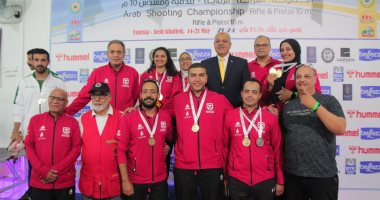 منتخب الرماية يحقق 11 ميدالية متنوعة في البطولة العربية بتونس