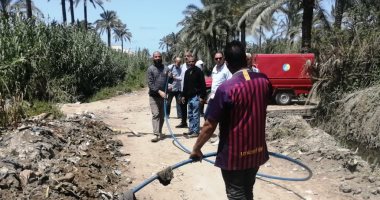 حملات إزالة التعديات على شبكة مياه الشرب بالمناطق التابعة لفرع أبو قير
