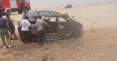 إخماد حريق سيارة رئيس مجلس إدارة نادي الإعلاميين بمدينة 6 أكتوبر