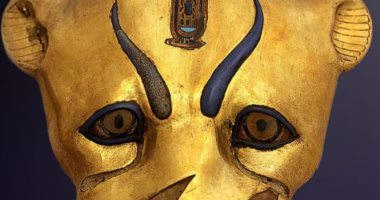 مقتنيات المتحف المصرى.. شاهد رأس نمر من مقبرة توت عنخ آمون