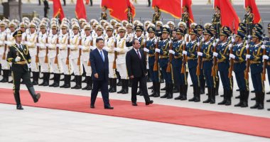الرئيس عبد الفتاح السيسي ورئيس الصين