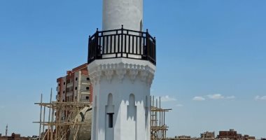 محافظ كفر الشيخ: انتهاء أعمال إحلال وتجديد مئذنة مسجد أبو غنام الأثرى ببيلا