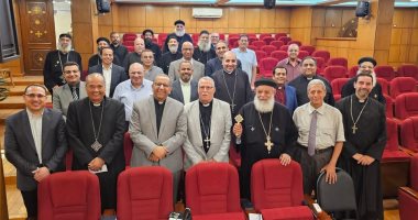 لجنة الكهنة بمجلس كنائس مصر تنظم لقاء القيامة بكنيسة مارجرجس بمنشية الصدر