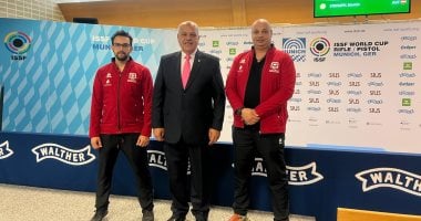 محمد حمدى يحقق إنجازاً جديداً فى بطولة كأس العالم للرماية بألمانيا