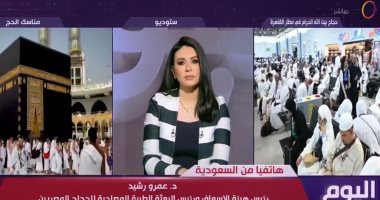 التليفزيون هذا المساء: رئيس البعثة الطبية للحجاج المصريين: الحالة الصحية لكل الحجاج مطمئنة